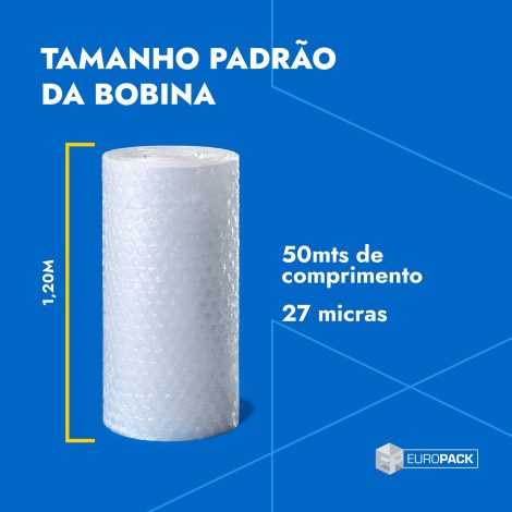 Bobina Bolha Clean  1,20m x 50m micra 27