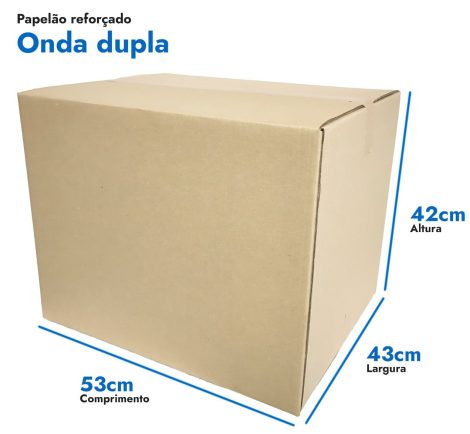 Caixa de papelão  53 x 43 x 42 - N5R